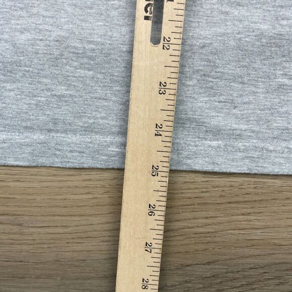 Lacoste Shirt Mens Large Gray Tennis Regular Fit Short Sleeve Logo - Picture 9 of 10